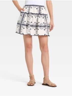 Tie Mini Skirt from A New Day NWT szL